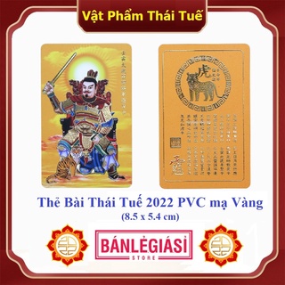 Thẻ bài thái tuế nhâm dần năm 2022 - vật phẩm thái tuế - tuổi dần