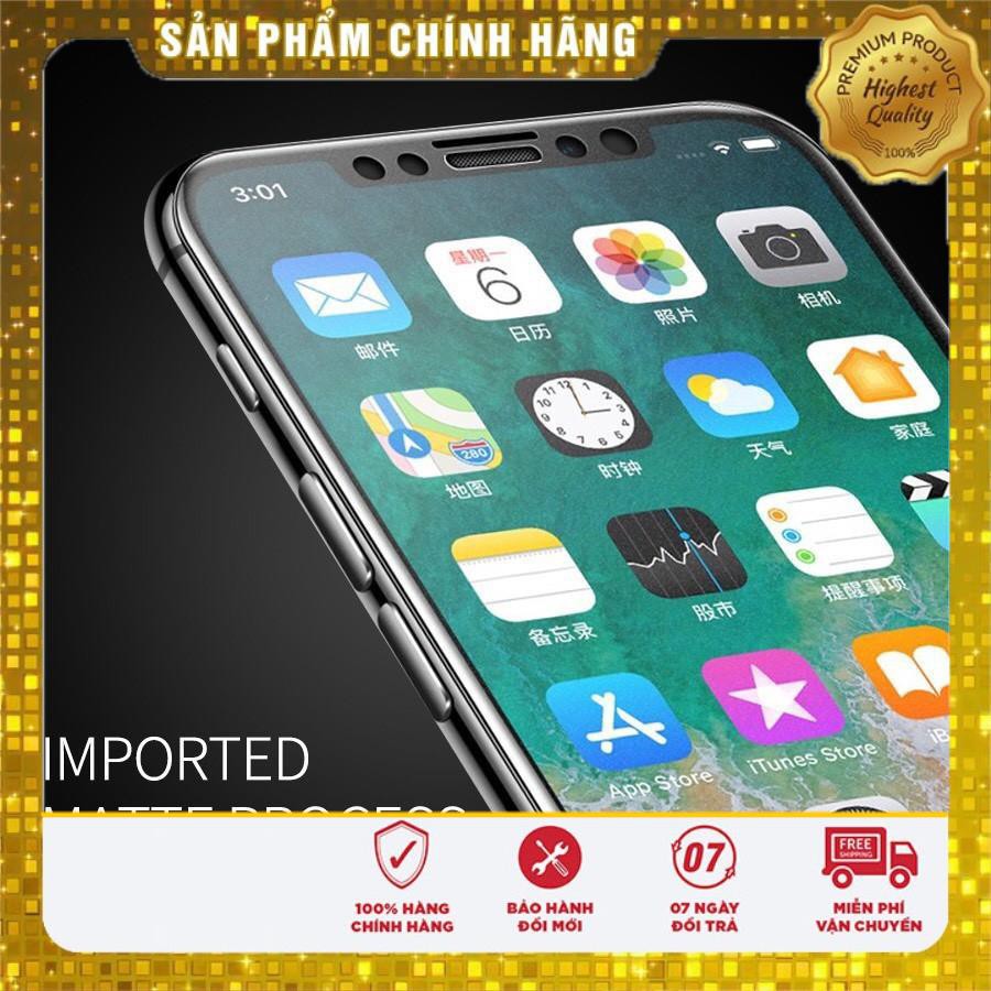 Kính Cường Lực Dẻo Nhám 100D Siêu Mỏng,Bền,Chống bám Vân Tay,Va Đập Dành Cho Iphone 6/7/8/X/11 6Plus 7 Plus 8 Plus