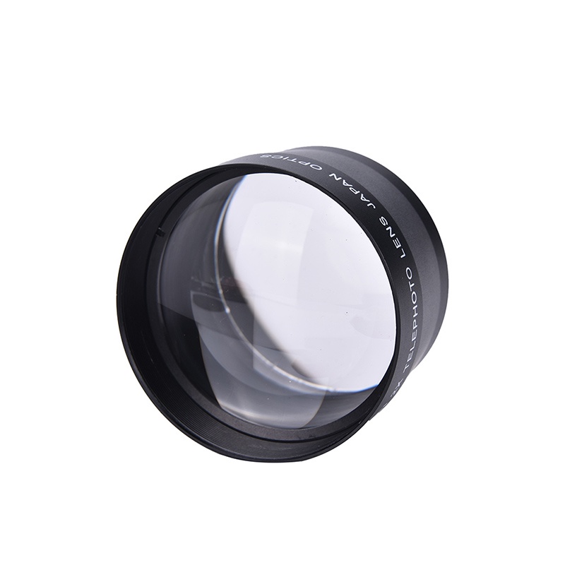 Ống Kính 58mm 2.0x Chuyên Nghiệp + Vải Lau Cho Canon Nikon Sony Pentax Super