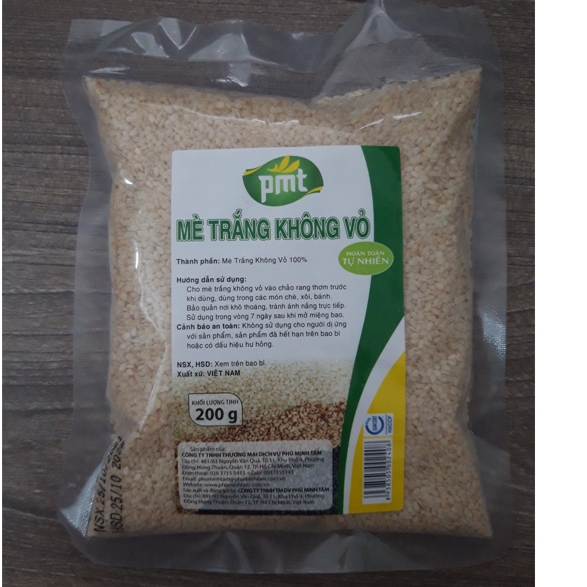 Mè trắng không vỏ Phú Minh Tâm 200g