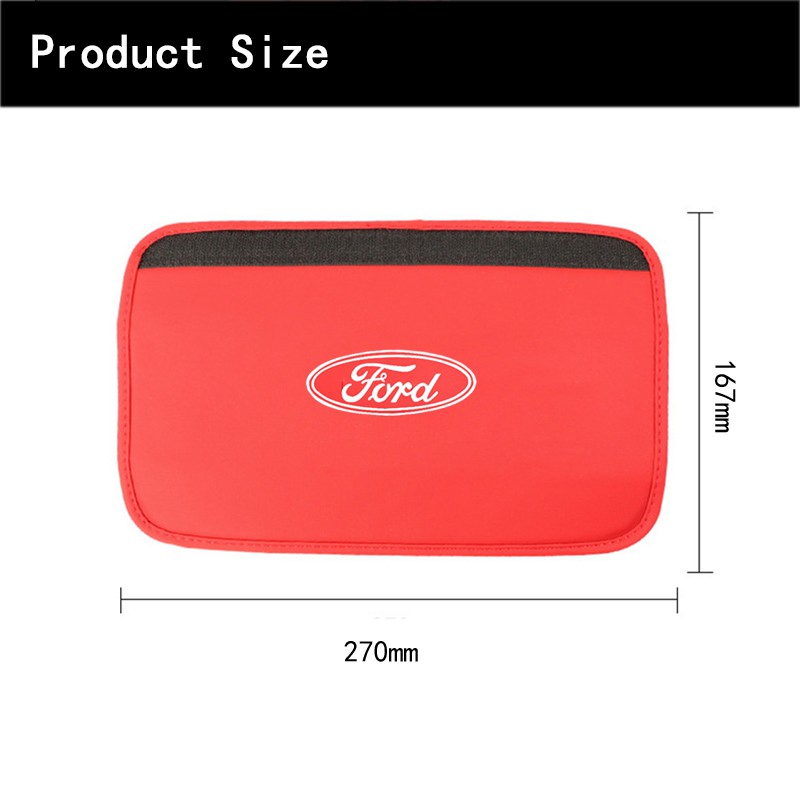 Đệm Bọc Dây Đai An Toàn Bằng Da Cho Xe Hơi Ford Ranger Xlt Wildtrak Focus Mk2 Mk3 Ranger Raptor Mustang Ecosport Kuga Everest Mondeo