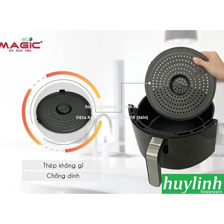 [Mã ELHAMS5 giảm 6% đơn 300K] Nồi chiên không dầu Magic ECO AC-120 - 7 lít