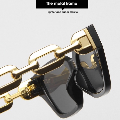 Kính Mát Hình Mắt Mèo Phong Cách Hip Hop Thời Trang Đi Biển Cá Tính Cho Nam Và Nữ