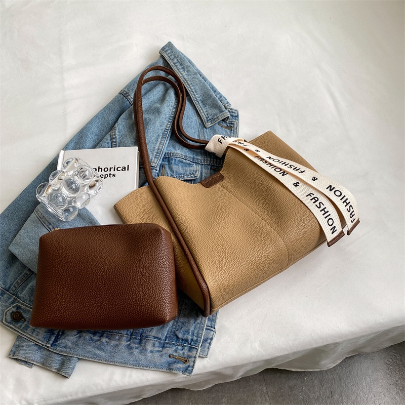 IELGY Túi Đeo Vai Sức Chứa Lớn Cao Cấp Thời Trang Theo Phong Cách retro Cho Nữ