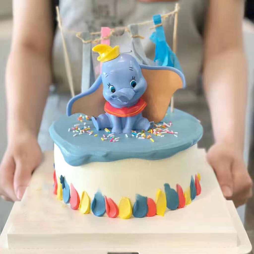 DISNEY Mô Hình Voi Dumbo 10cm Dễ Thương