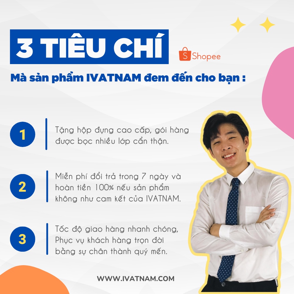 Cà vạt nam họa tiết chấm bi xanh IVATNAM siêu nhẹ , cao cấp về chất lượng , thu hút mọi góc nhìn