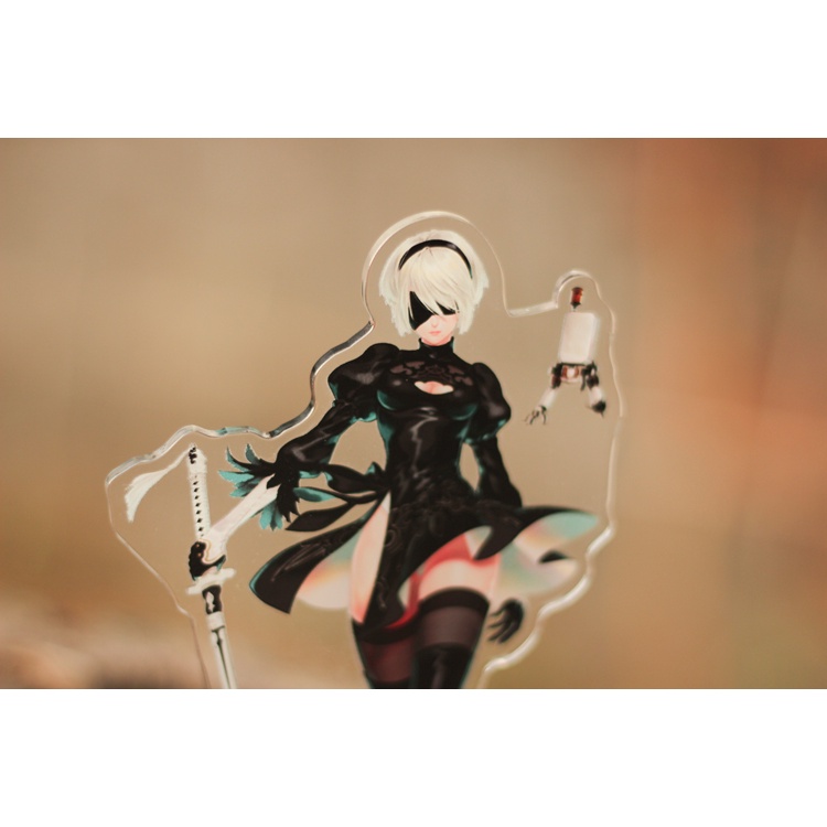 Nier Automata YoRHa không. Giá Đỡ Mô Hình Nhân Vật 2 Loại B Bằng Acrylic Để Bàn Trang Trí
