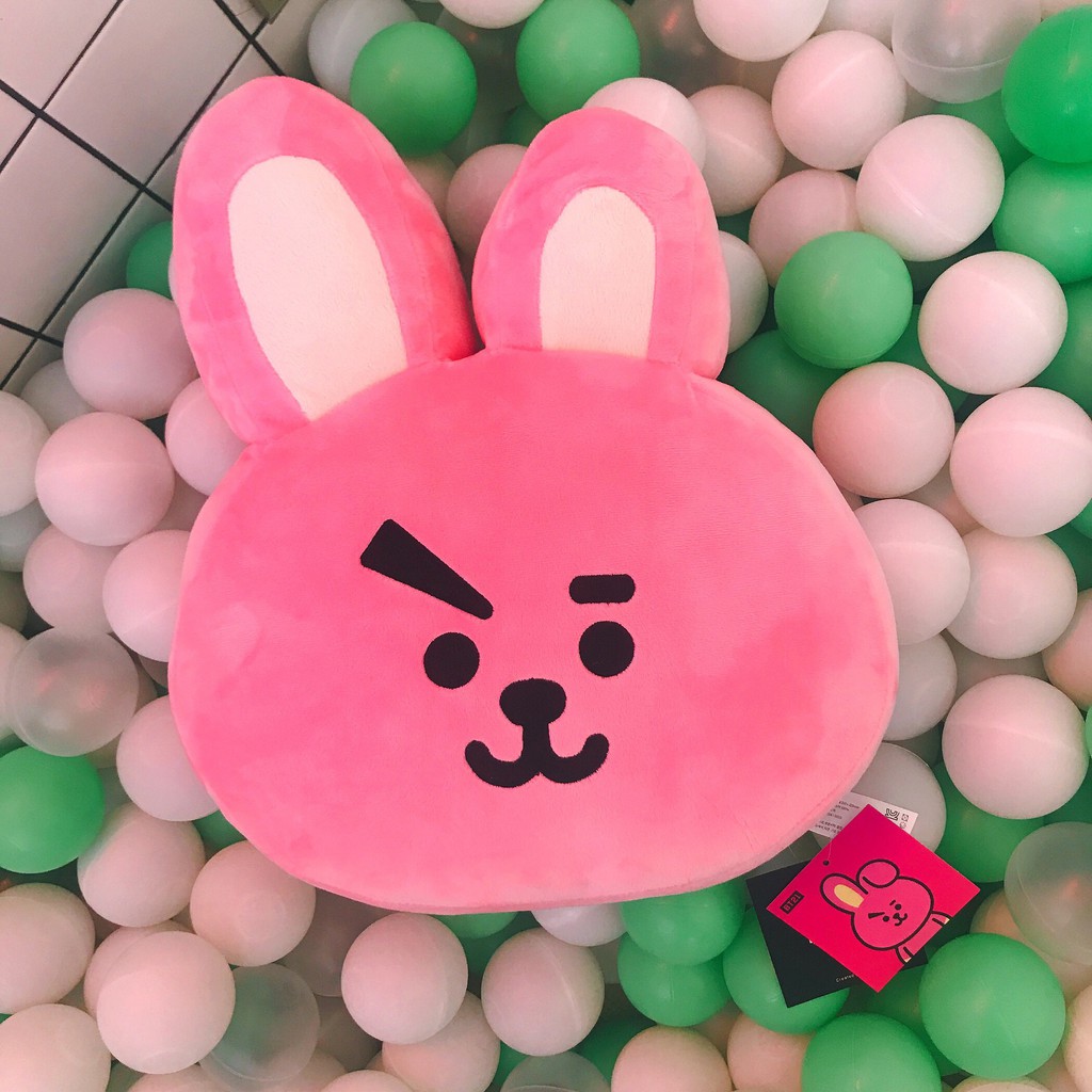 GỐI ÔM GẤU BÔNG COOKY Gối ôm BT21 siêu cute chất mềm ôm cực thích - 30cm