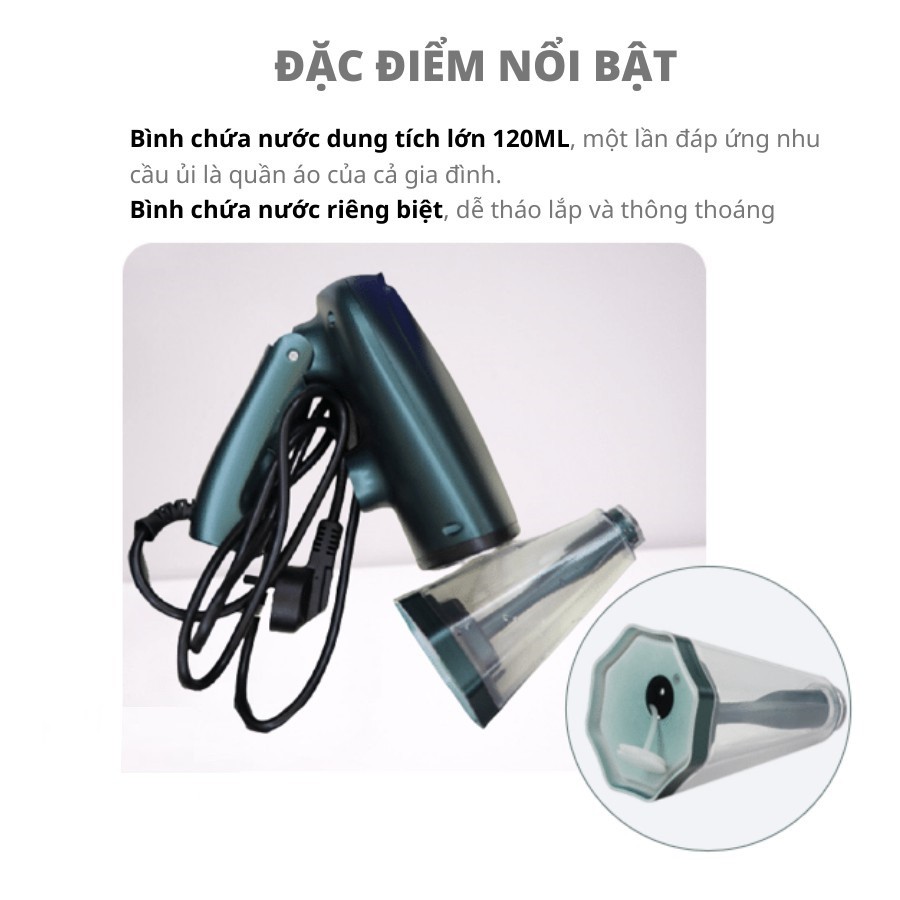 (Mới 2022) Bàn là ủi hơi nước cầm tay phân phối chính hãng FLYCO GS 1500W [Thế hệ mới]