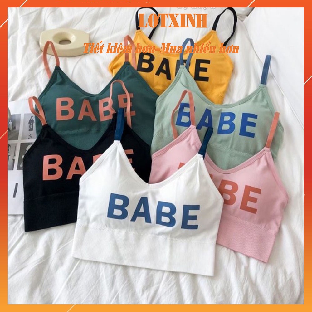 Áo BRA Cotton hai dây dáng ngắn khoẻ khoắn năng động nhiều màu đẹp BRA05