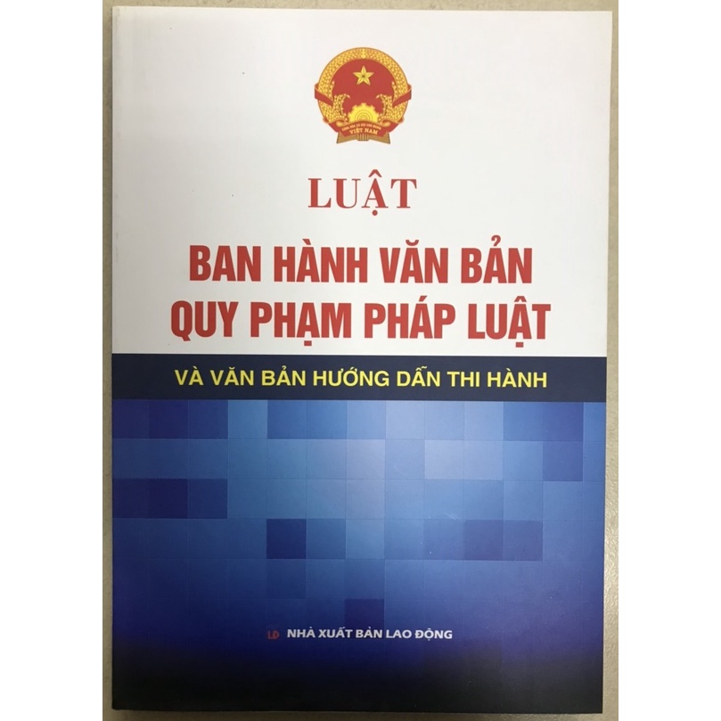 Sách Luật ban hành văn bản quy phạm pháp luật và văn bản hướng dẫn thi hành