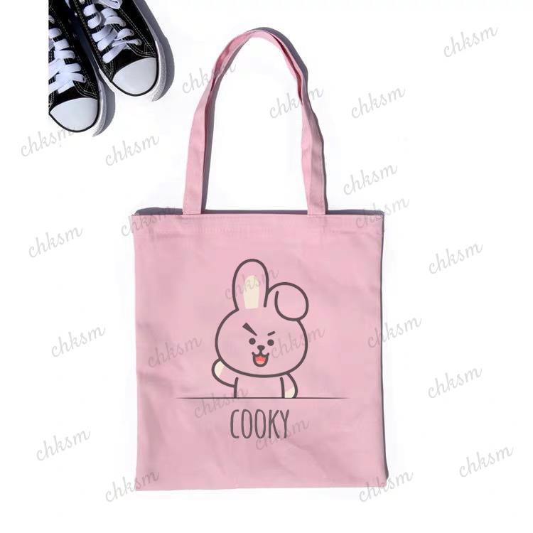 Túi Tote Hàn Quốc Hình Nhân Vật Bt21 (A3)