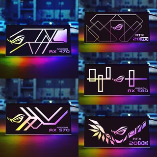 RGB ASUS VGA Backplate  (Tấm che card màn hình led RGB)