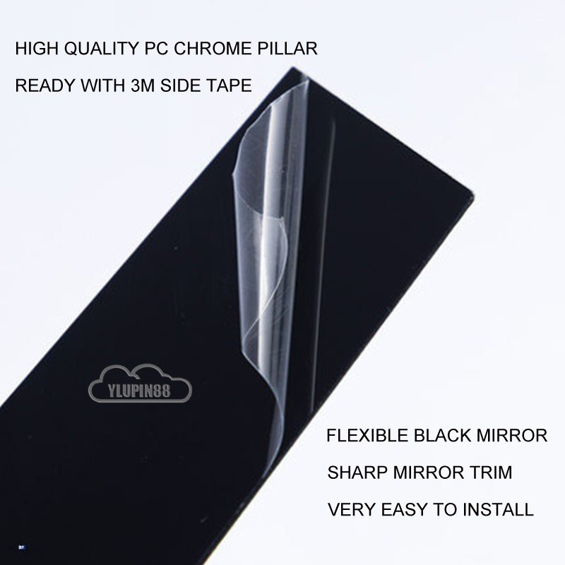 Đề Can pc Bóng Màu Đen Bóng Dán Kính Chiếu Hậu Xe Hơi ford focus fiesta Escortial explorer mondeo everest kuga