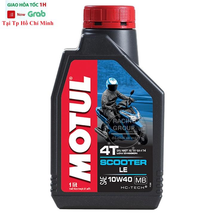 Nhớt Xe Ga Motul Scooter Le 10W40 1 Lít Chính Hãng Cho Các Dòng Xe Tay Ga