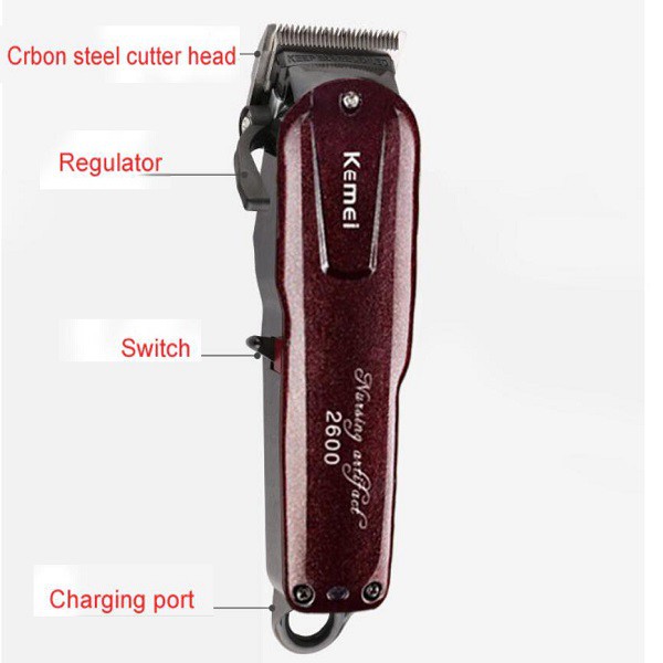 Tông Đơ Cắt Tóc Chuyên Nghiệp Kemei KM-2600