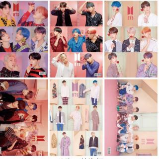 ( NHIỀU NHÓM )SET 8 BỘ ẢNH POSTER FULLHD CỰC NÉT BTS REDVELVET GOT7 SEVENTEEN TWICE