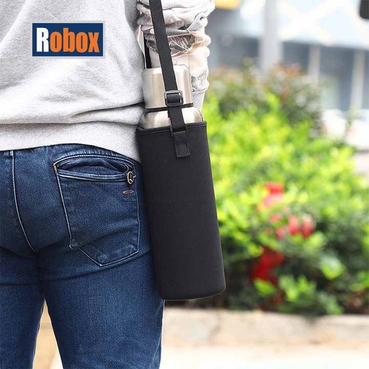 Túi đeo đựng bình nước 750ml - 1000ml chống va dập