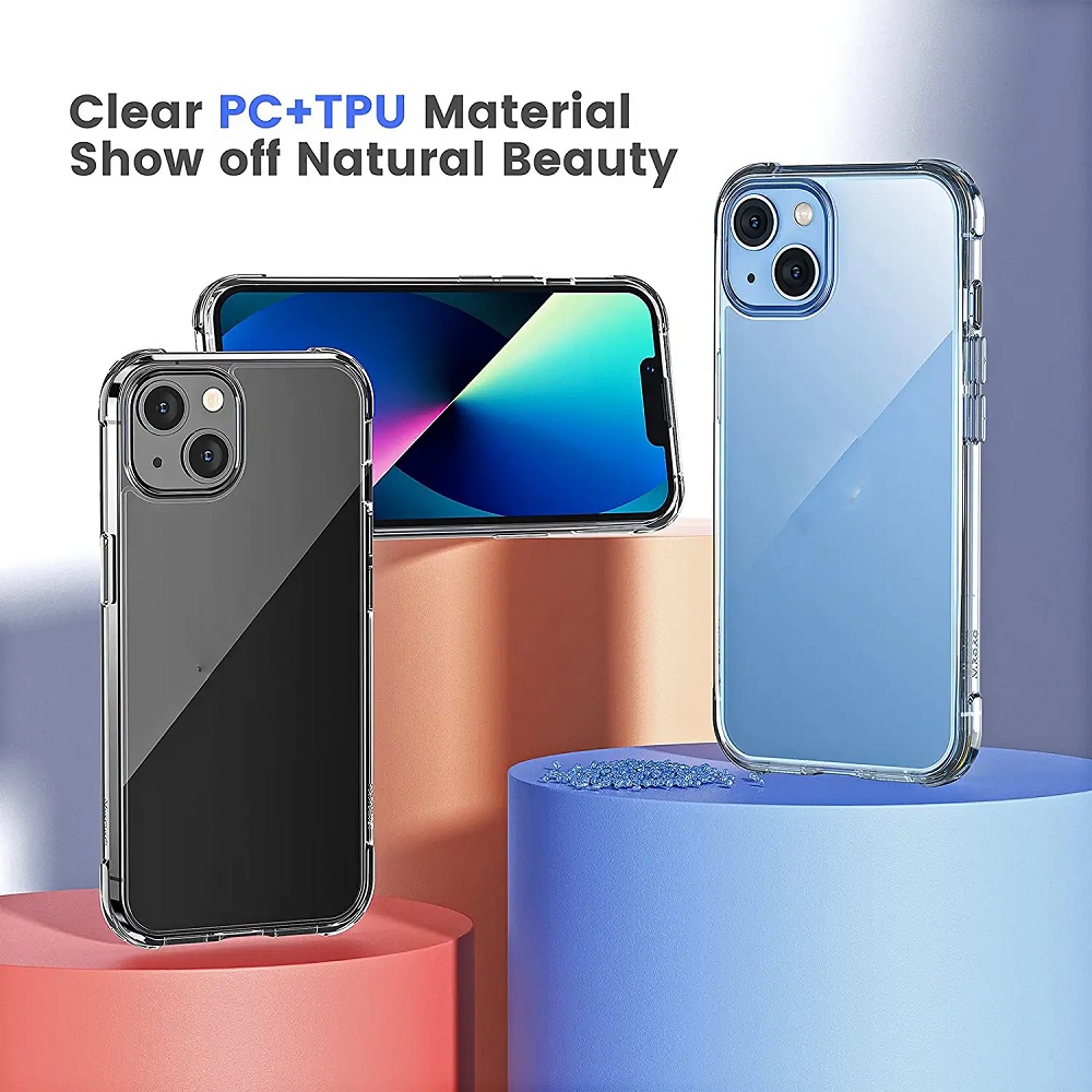 Ốp lưng chống sốc trong suốt cho iPhone 14 / 14 Plus hiệu Likgus Crashproof giúp chống chịu mọi va đập - hàng nhập khẩu