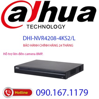 Đầu ghi hình camera IP 8 kênh DAHUA DHI-NVR4208-4KS2/L