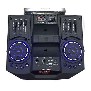 Loa kéo karaoke f12 cong suat lon tặng 2 micro