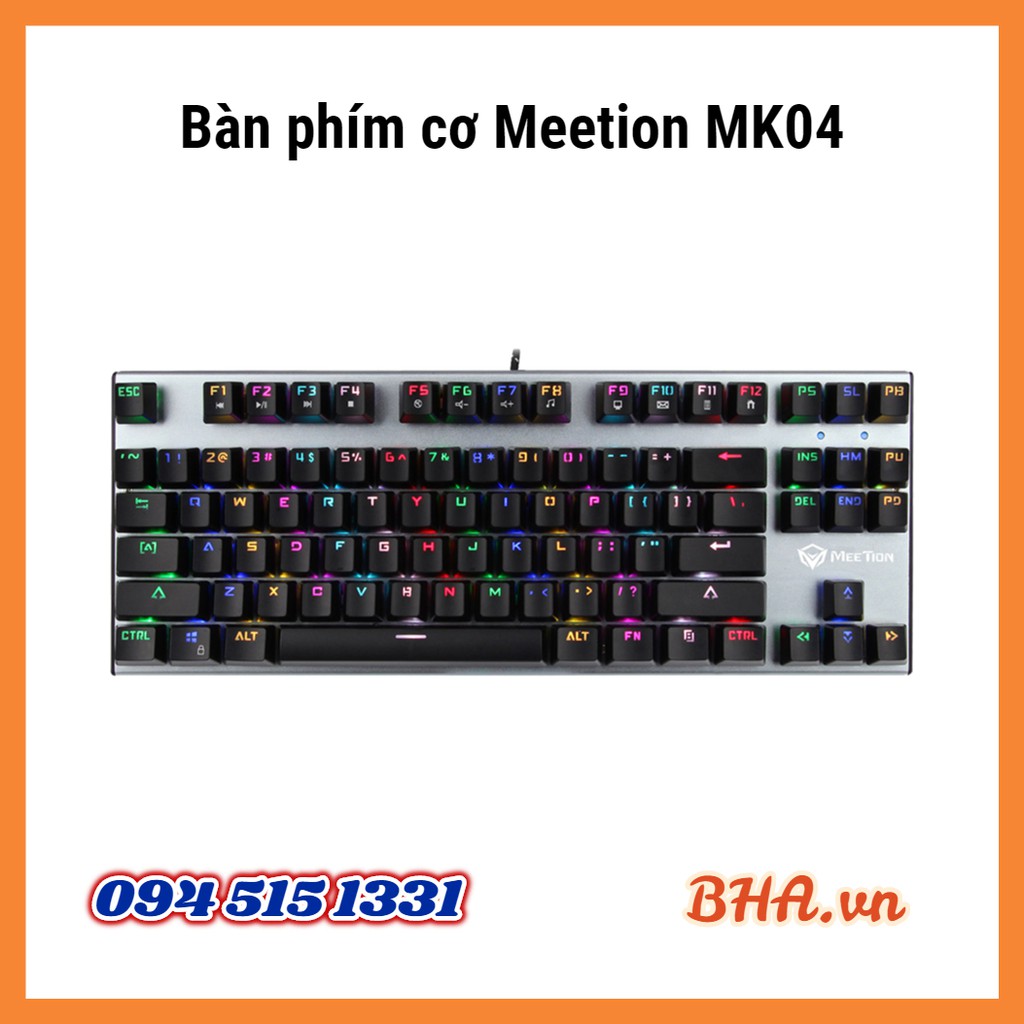 Bàn Phím máy tính Cơ Meetion MK04