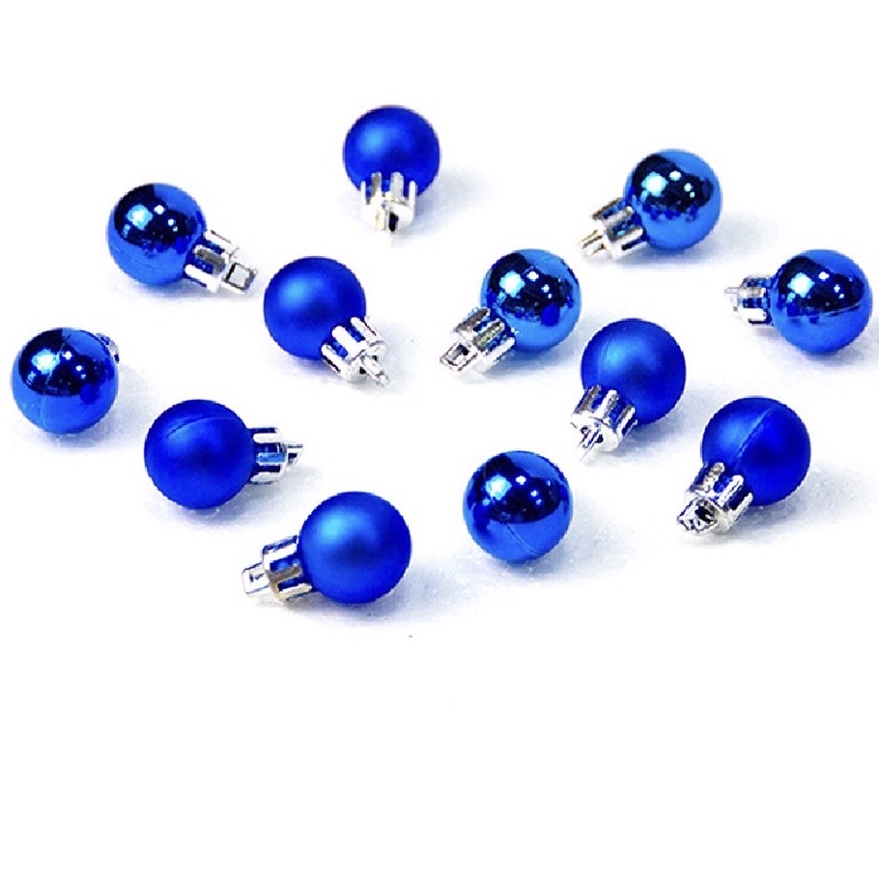 NOEL - Trái châu 1,5cm, Trái châu 2cm trang trí cây thông giáng sinh
