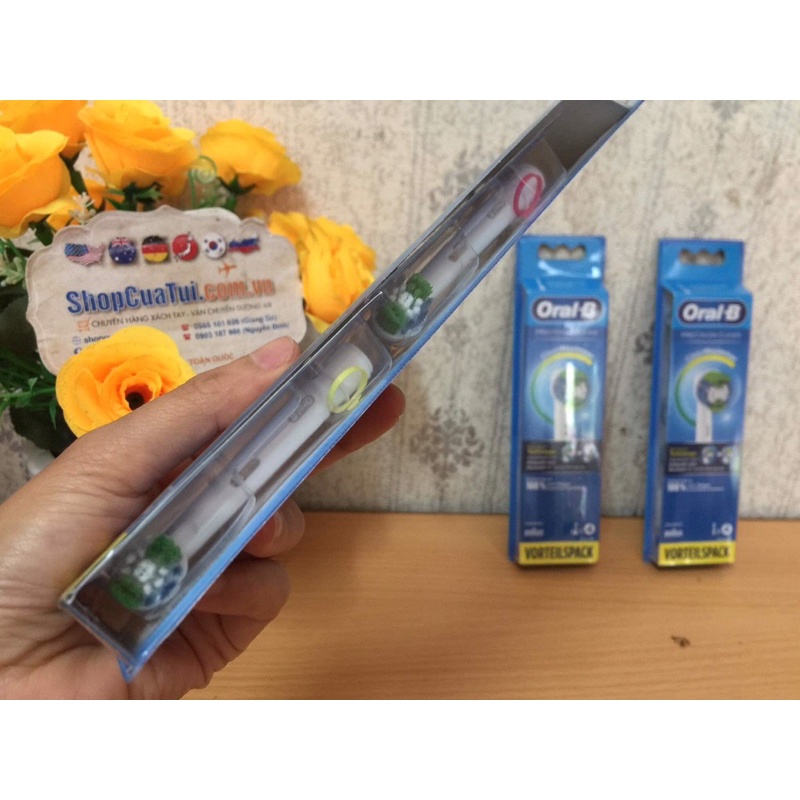 SET 4 ĐẦU BÀN CHẢI MÁY ORAL B PRECISION CLEAN 🇩🇪 MADE IN GERMANY.