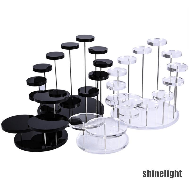 [shinelight] Cupcake Stand Acrylic Display Stand For jewelry Cake Dessert Rack Party Decor