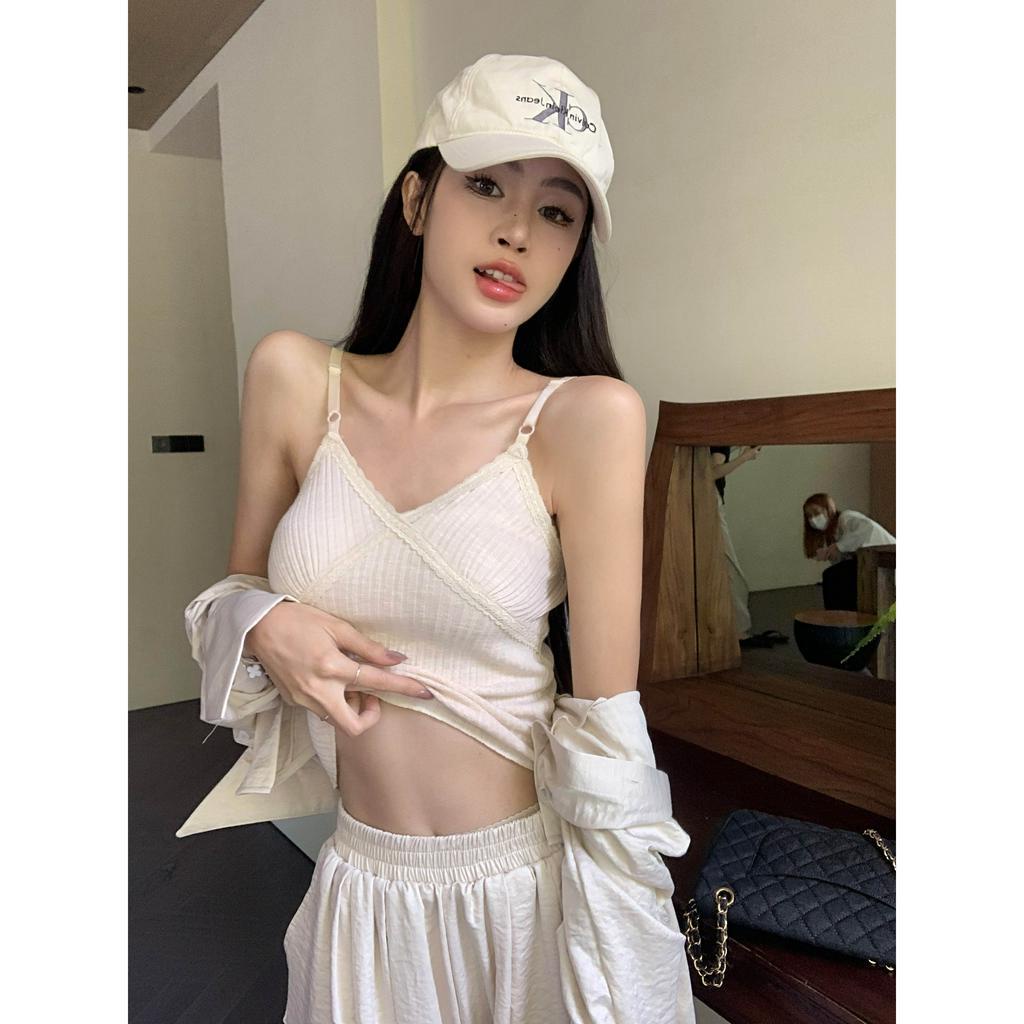 Set Áo Sơ Mi Tay Dài Phối Quần Dài Ống Rộng Thời Trang Trẻ Trung