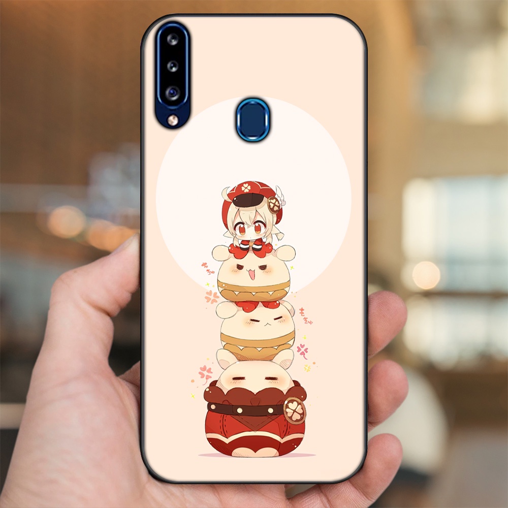 Ốp lưng Samsung A20S viền đen in hình Klee Genshin Impact