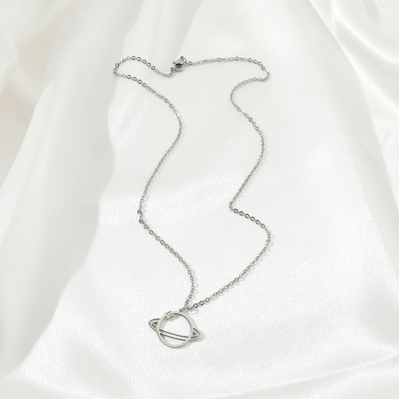 Dây Chuyền Mặt Hình Hành Tinh Rỗng Phong Cách Giáng Sinh Cho Nữ