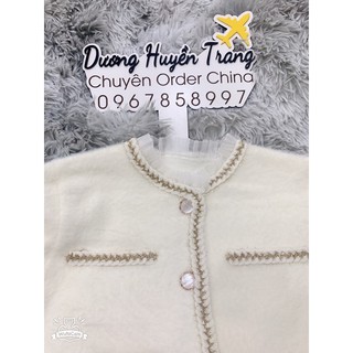 ÁO KHOÁC LÔNG CỔ REN TIỂU THƯ