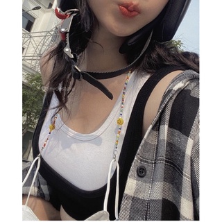 Dây đeo khẩu trang mặt cười trong,vàng cá tính nhiều sự lựa chọn🥰