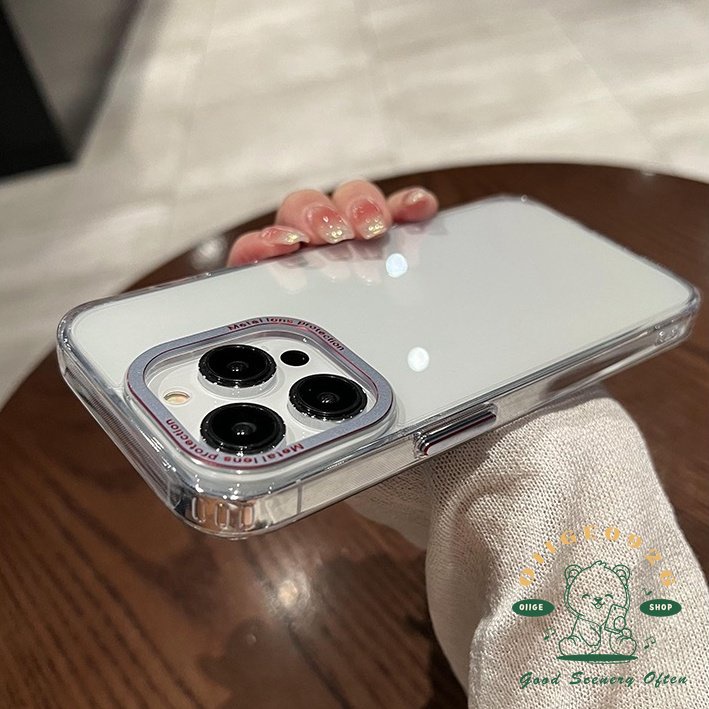 Ốp Điện Thoại TPU acrylic Chống Rơi Chất Lượng Cao Cho Iphone14 13 12 Pro Max Plus