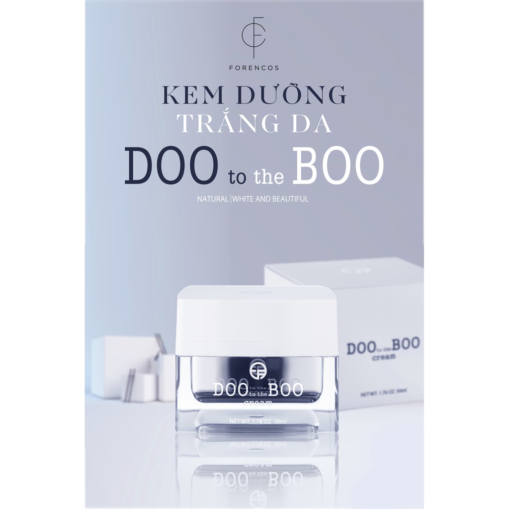 [MUA 1 TẶNG 1] Kem Dưỡng Trắng Da Đậu Hũ FORENCOS Doo to the Boo 50ml