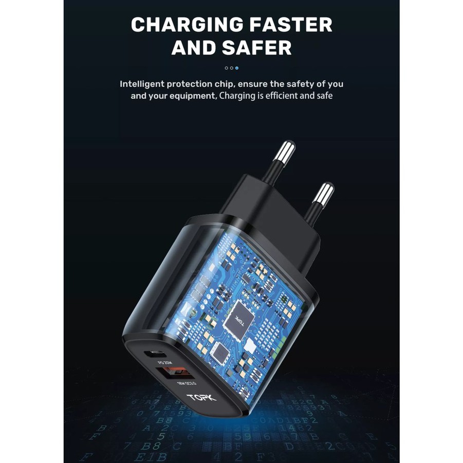 Củ Sạc Nhanh 2 cổng chuẩn PD 3.0 và QC 3.0