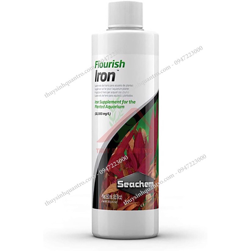 Phân nước Seachem Flourish Iron- Bổ sung sắt cho các loài cây thuỷ sinh