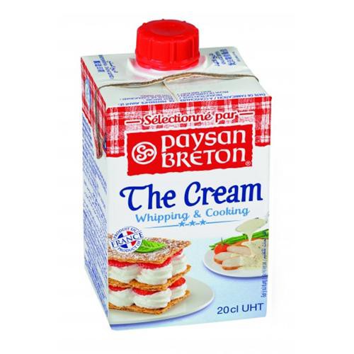 KEM SỮA Whipping cream Hiệu PAYSAN BRETON Hộp 200ml