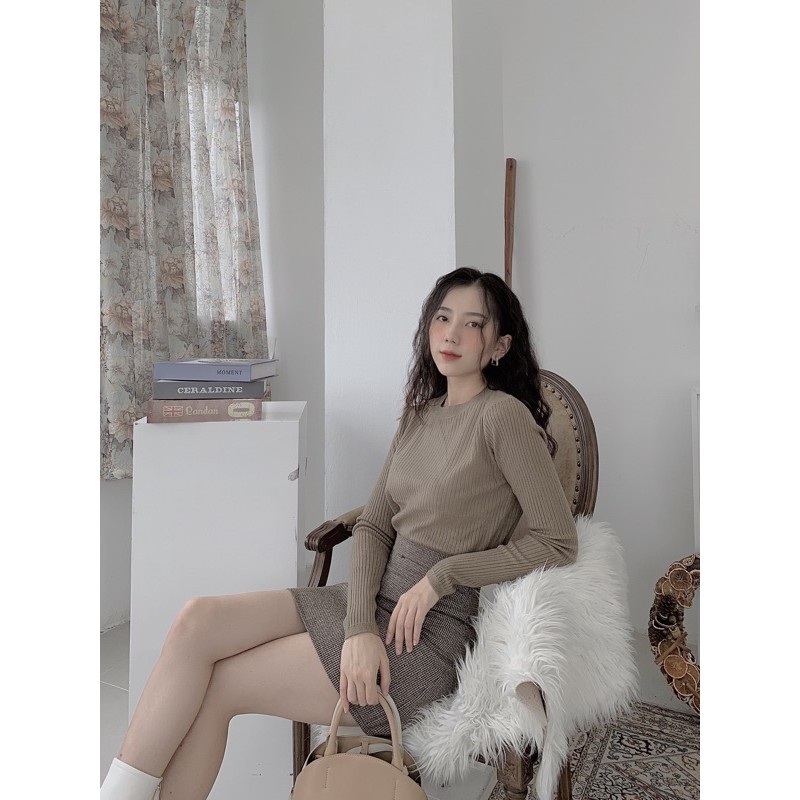 ÁO LEN CỔ TRÒN DÀI TAY | BigBuy360 - bigbuy360.vn