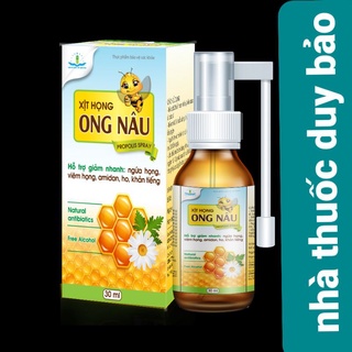 Xịt họng keo ong - ong nâu