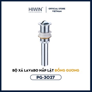 Bộ xả lavabo nắp lật đồng gương cao cấp sáng bóng Hiwin PG-3027 (xifong lavabo) thumbnail
