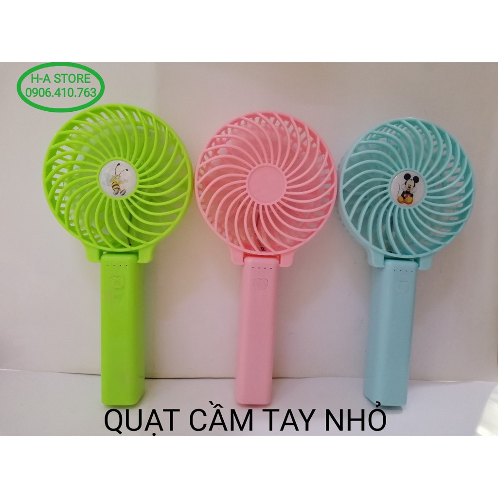 Quạt sạc cầm tay mini 3 tốc độ