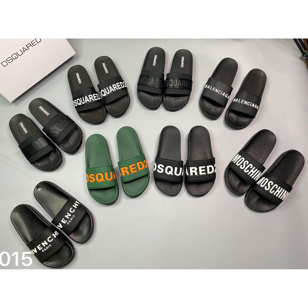👟HIGH FASHION👟 Dép quai ngang siêu cấp Dsquared FULLBOX MNC KT SG SIZE 38-42
