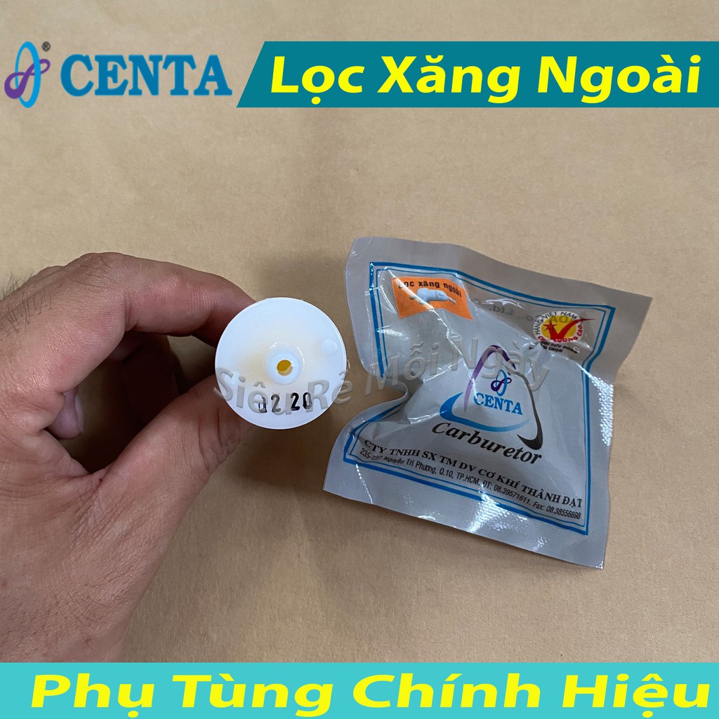 Lọc xăng ngoài Centa dùng cho xe máy