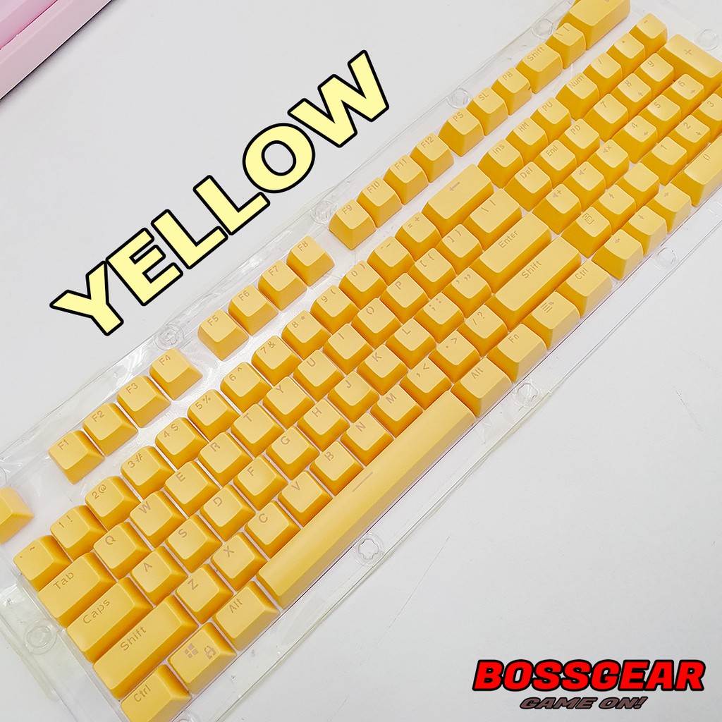 Keycap SA 112 Phím ABS Double Shot Xuyên LED ( Thick ABS, SA Profile, Ansi Layout)