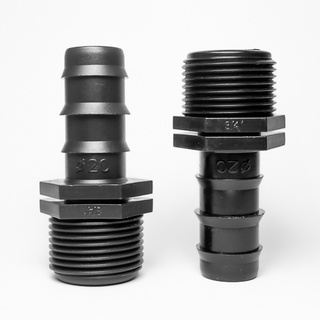 Nối Khởi Thủy Ren 21mm-21li, 27mm-27li Ra Ống PE 16mm,20mm,25mm - goGarden - BH 2 năm