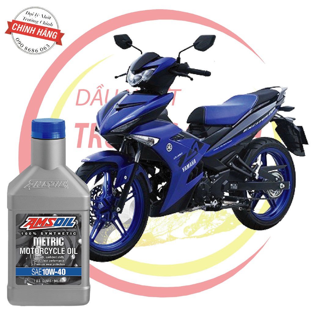 NHỚT AMSOIL 10W40 SYTHETIC METRIC - DÀNH CHO XE SỐ