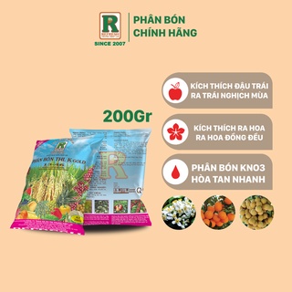 Phân bón kno3 thl k gold 13-0-46 kích thích ra hoa nghịch mùa, trái to ngọt 1kg và 200gr