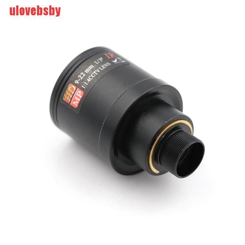 [ulovebsby]1/3" 9-22mm IR Sensitive Manual Zoom M12 Mount CCTV Lens F1.6 Security Camera
